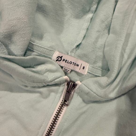 Peloton Quarter Zip Tie Dye Hoodie Sweatshirt size Small - Picture 5 of 6